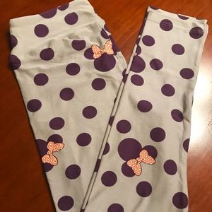New LuLaRoe Leggings - Disney Minnie Mouse OS NWT